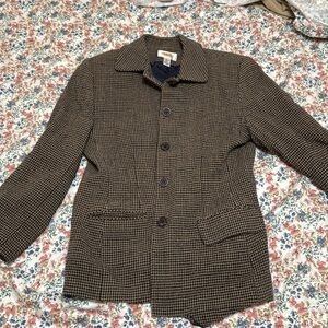 Talbots blazer coat